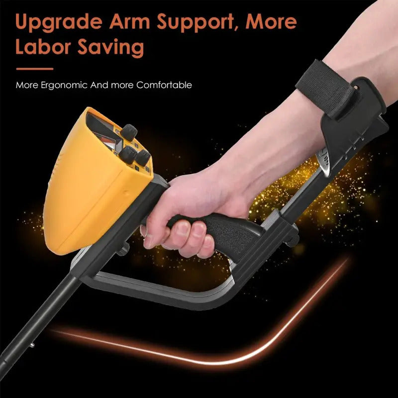 Waterproof metal detector with 20cm ring