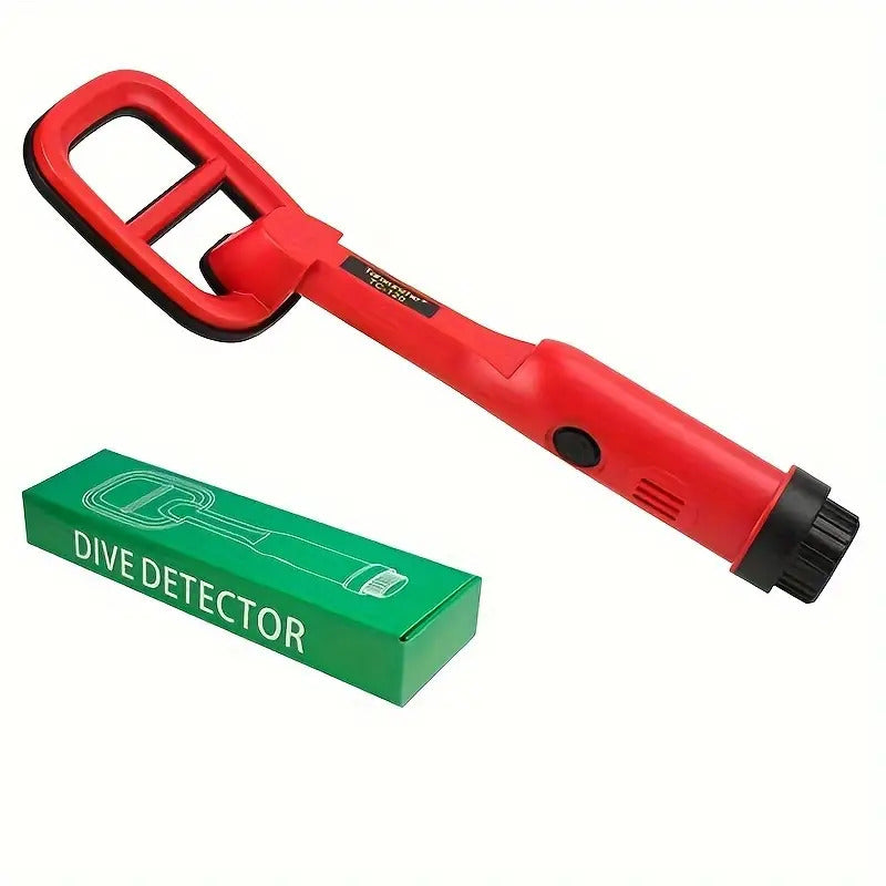 Portable metal detector with LED torch