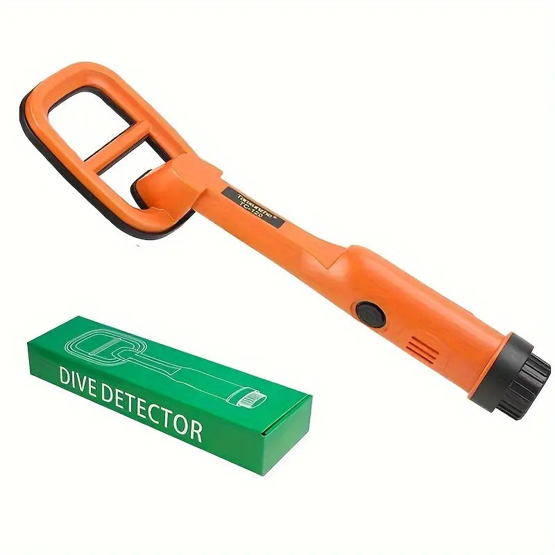 Portable metal detector with LED torch