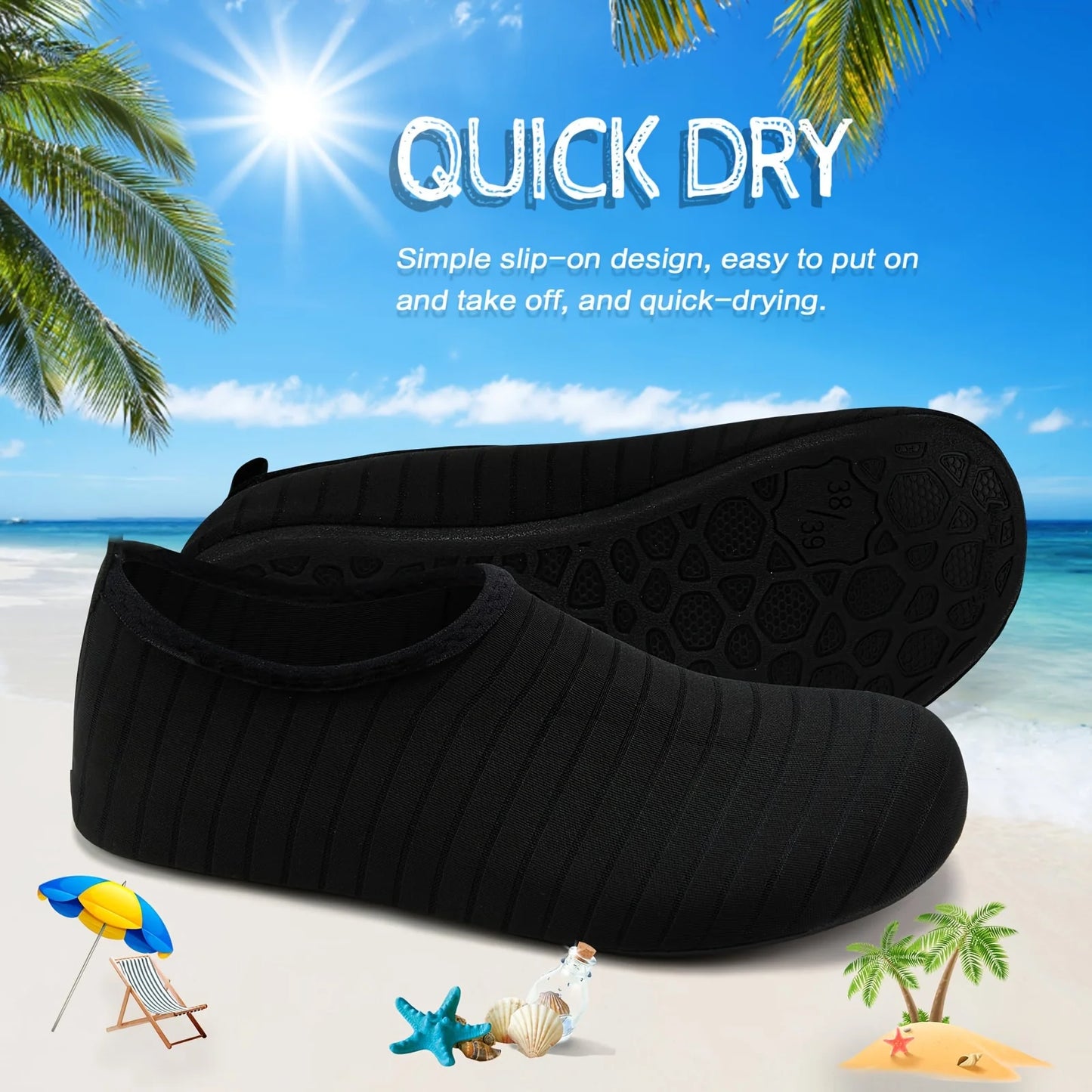 <tc>Anti-Slip Water Shoes™ | Ultra-Light & Breathable for Sea and Sand</tc>