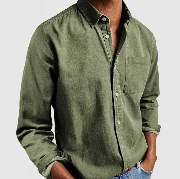 Camicia in Cotone Uomo™ | Stile Classico e Comfort Traspirante