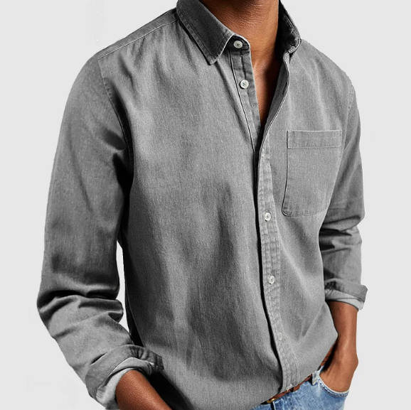 Camicia in Cotone Uomo™ | Stile Classico e Comfort Traspirante