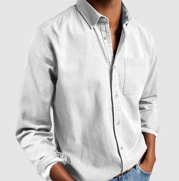 Camicia in Cotone Uomo™ | Stile Classico e Comfort Traspirante