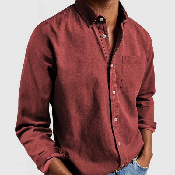 Camicia in Cotone Uomo™ | Stile Classico e Comfort Traspirante