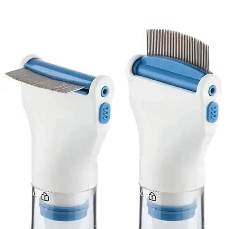 Spazzola Elettrica per Animali 3-in-1 – Rimozione Pulci e Pidocchi, Pettine Antiparassitario per Gatti e Cuccioli