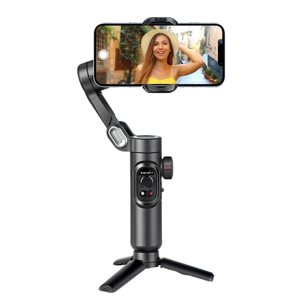 Stabilizzatore Portatile per Smartphone con Luce di Riempimento Omaggio