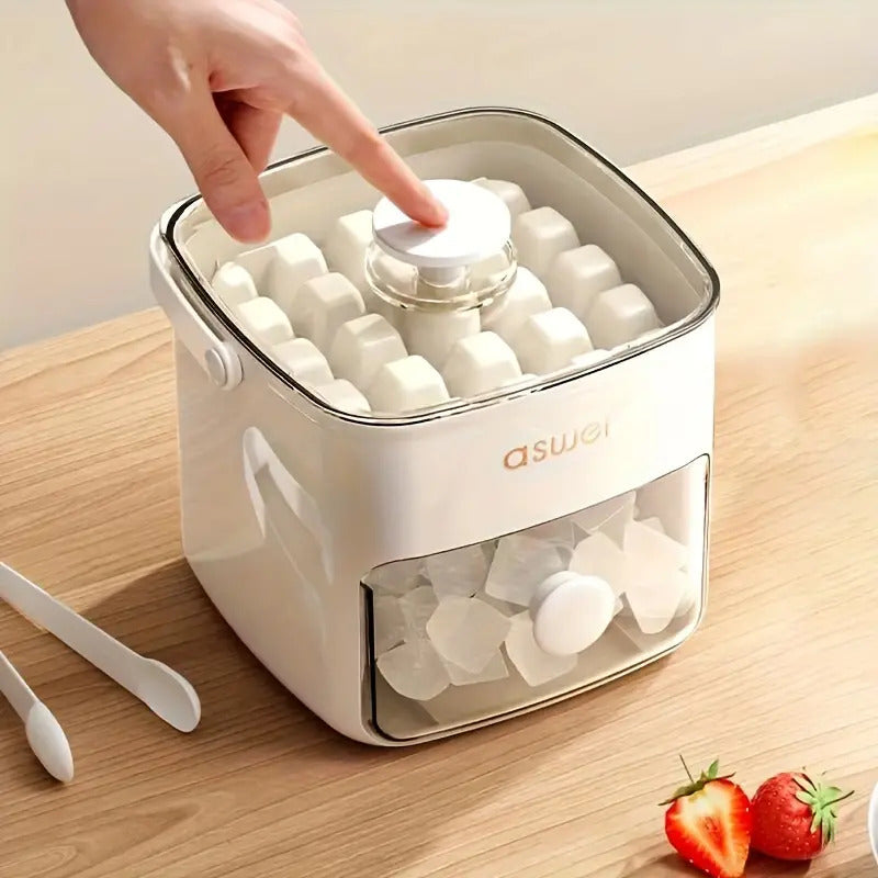 Stampi e Vassoi per Cubetti di Ghiaccio Easy Press Grande Capacità