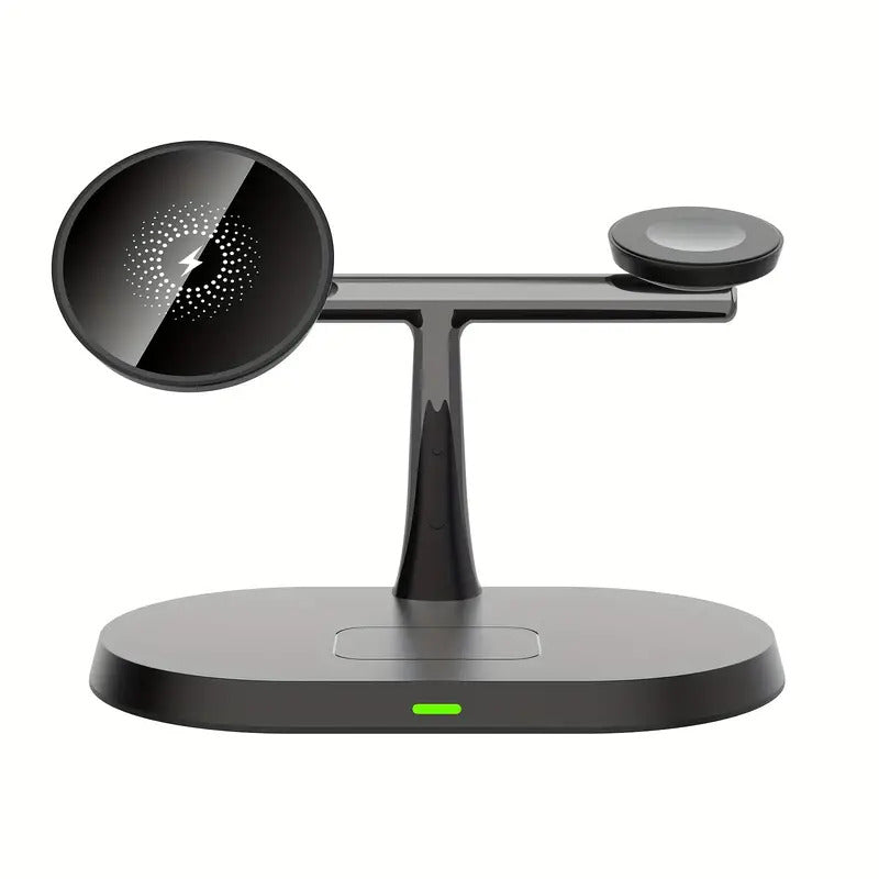 Stazione di Ricarica Wireless Magnetica 3 in 1 per iPhone e Apple Watch Ricarica Rapida