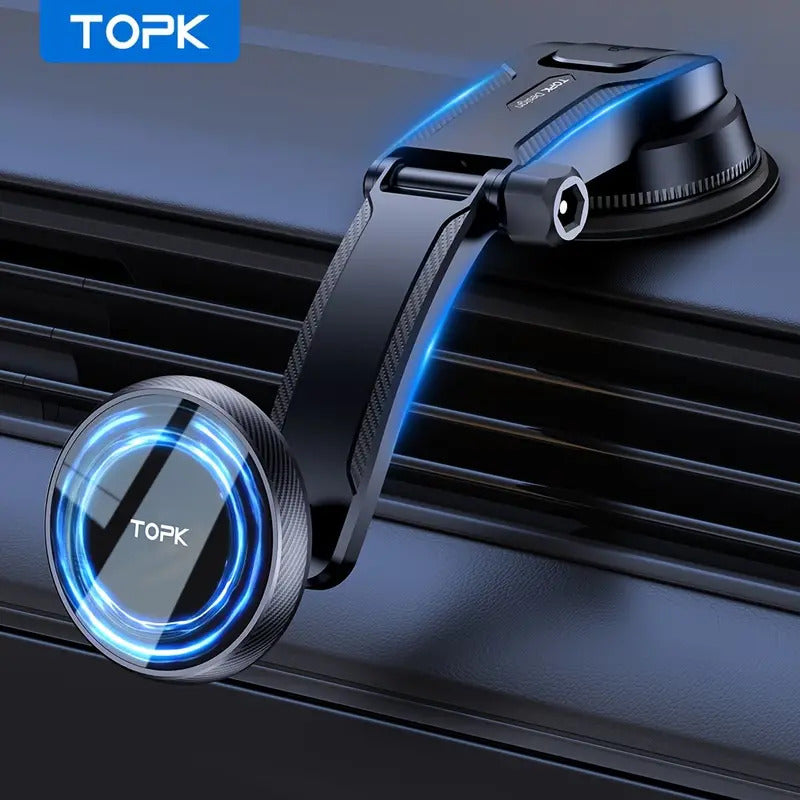 Auto magnetic support for iPhone