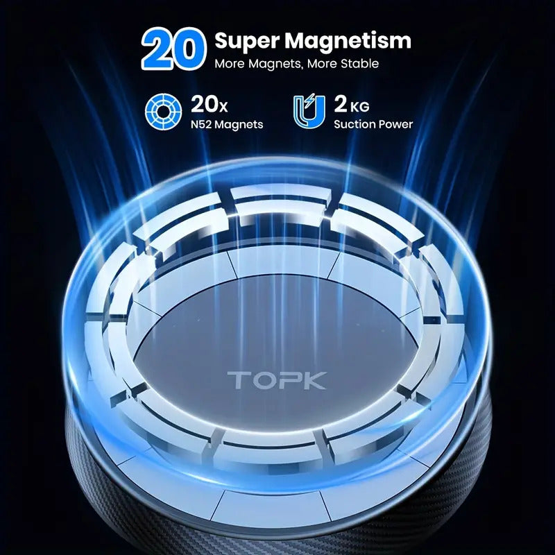 Auto magnetic support for iPhone