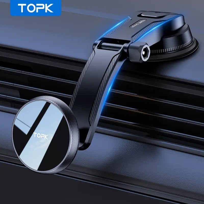 Auto magnetic support for iPhone