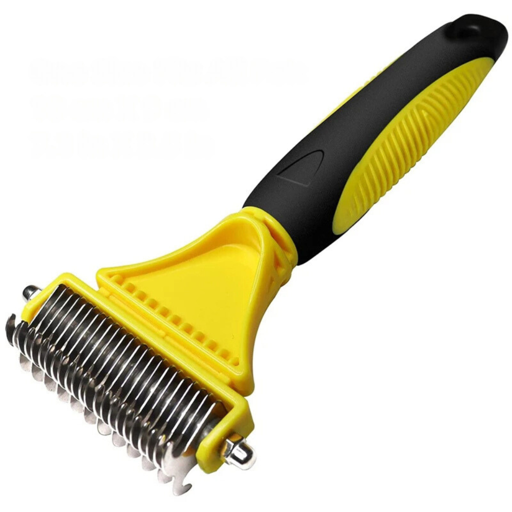 <tc>PetCare Brush™ | Double-Blade Stainless Comb for Shedding Fur</tc>