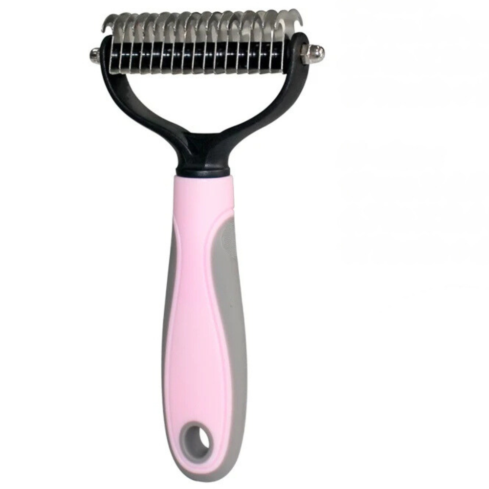 <tc>PetCare Brush™ | Double-Blade Stainless Comb for Shedding Fur</tc>