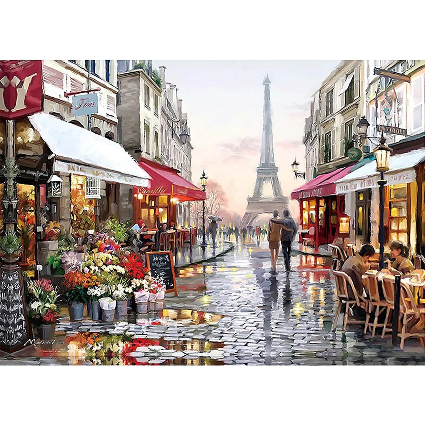 Puzzle da 1000 Pezzi Parigi Gioco Educativo per Famiglie