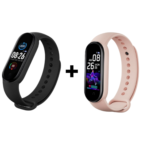 SmartFit M5™ | Smartwatch Fitness con Monitoraggio Completo e Notifiche