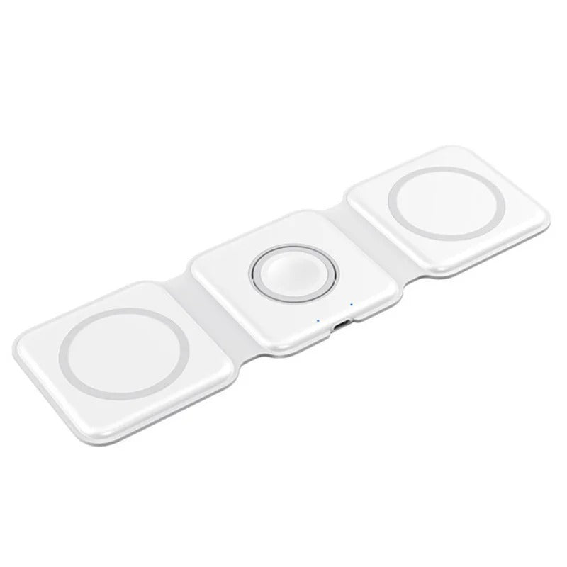 Caricabatterie Wireless Magnetico 3 in 1 per iPhone, AirPods e Apple Watch