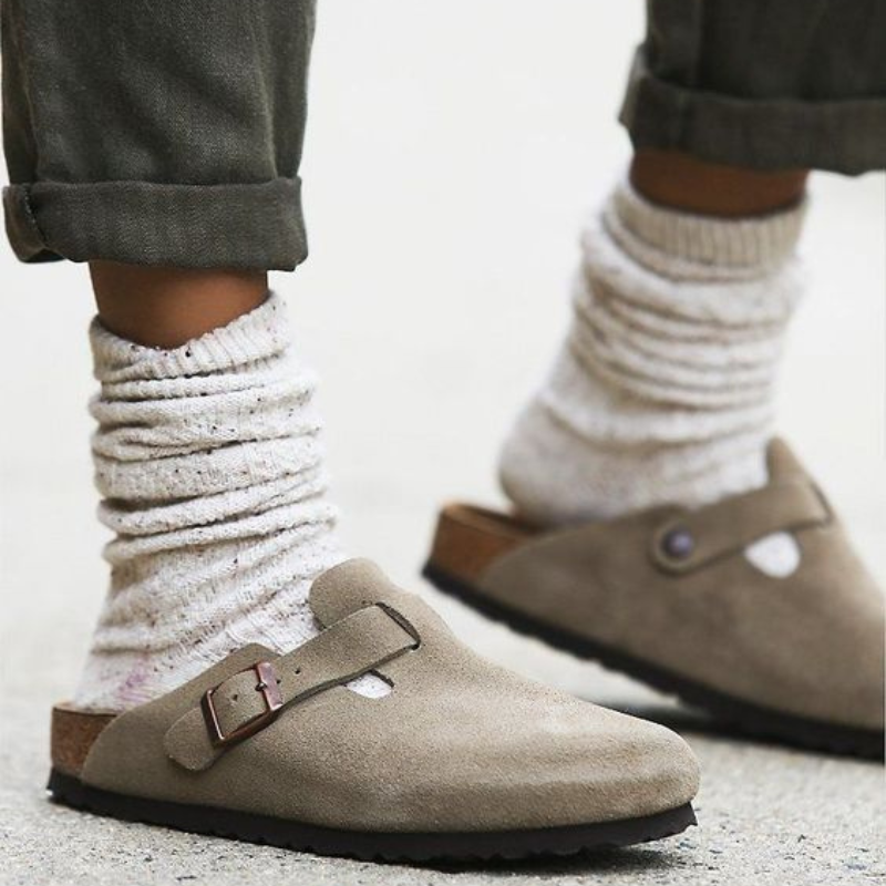 Sandalo Boston in Pelle™ | Design Unisex di Alta Gamma e Comfort Naturale