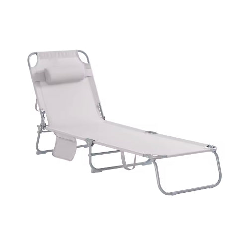 Lettino Mare Pieghevole™ | Comfort Regolabile e Borsa Integrata