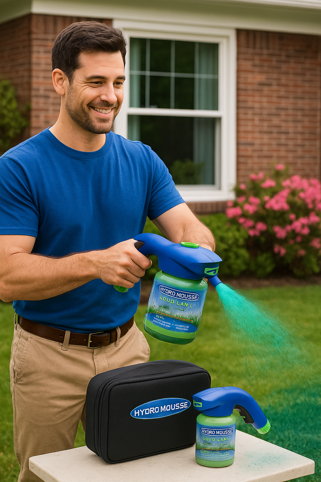 Spray kit for English lawn - Professional liquid sowing