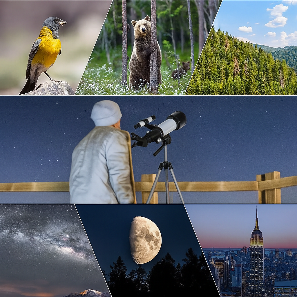 <tc>SkyZoom™ | 15x-150x HD Reflector Telescope with Built-in Scope</tc>