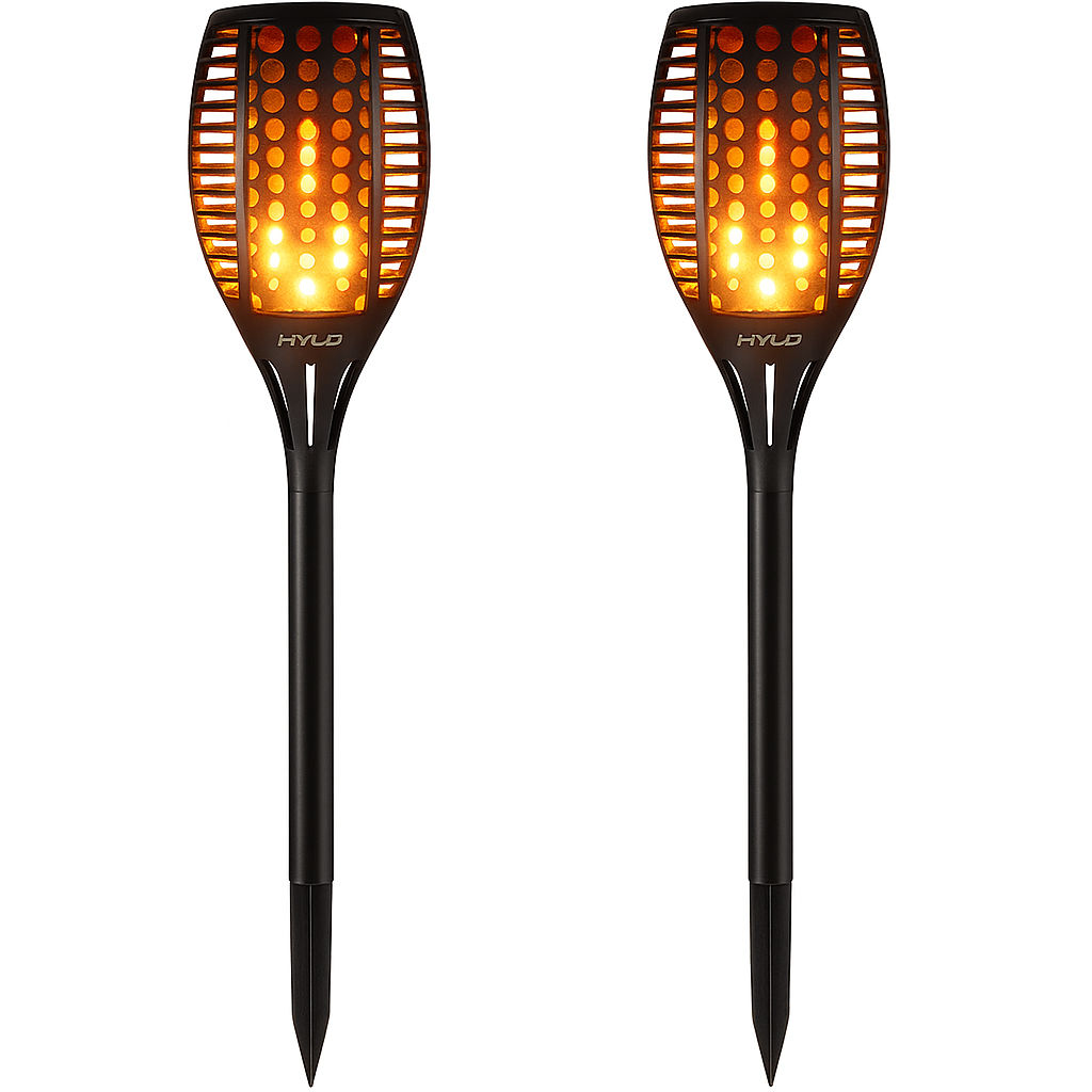 2 waterproof garden flame flame flame string torches
