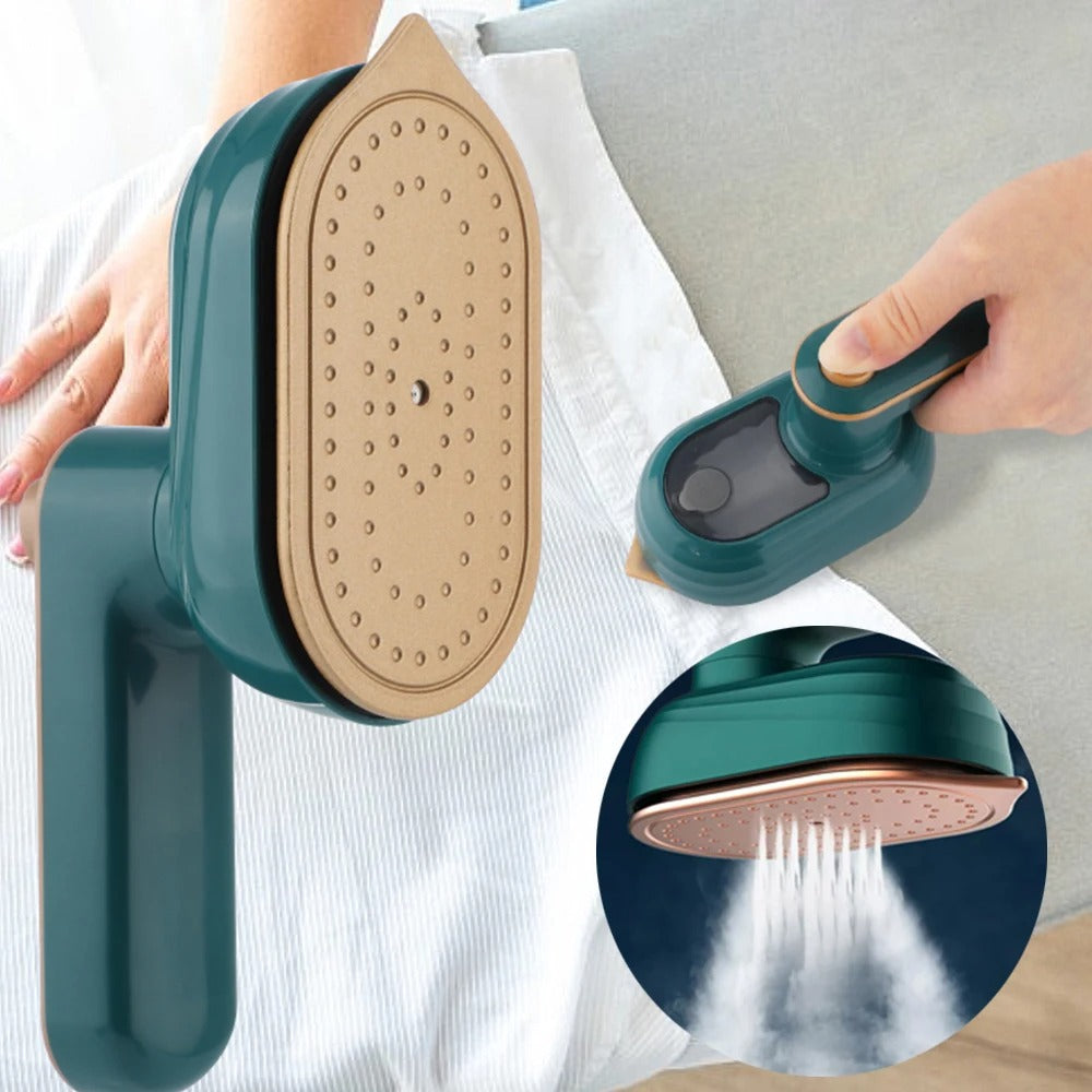 Portable iron mini iron with steam and double temperature from home and travel