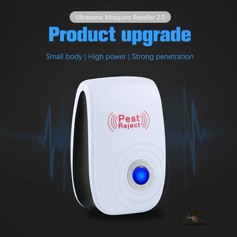 Repellente ultrasonico elettronico anti-insetti per casa e giardino