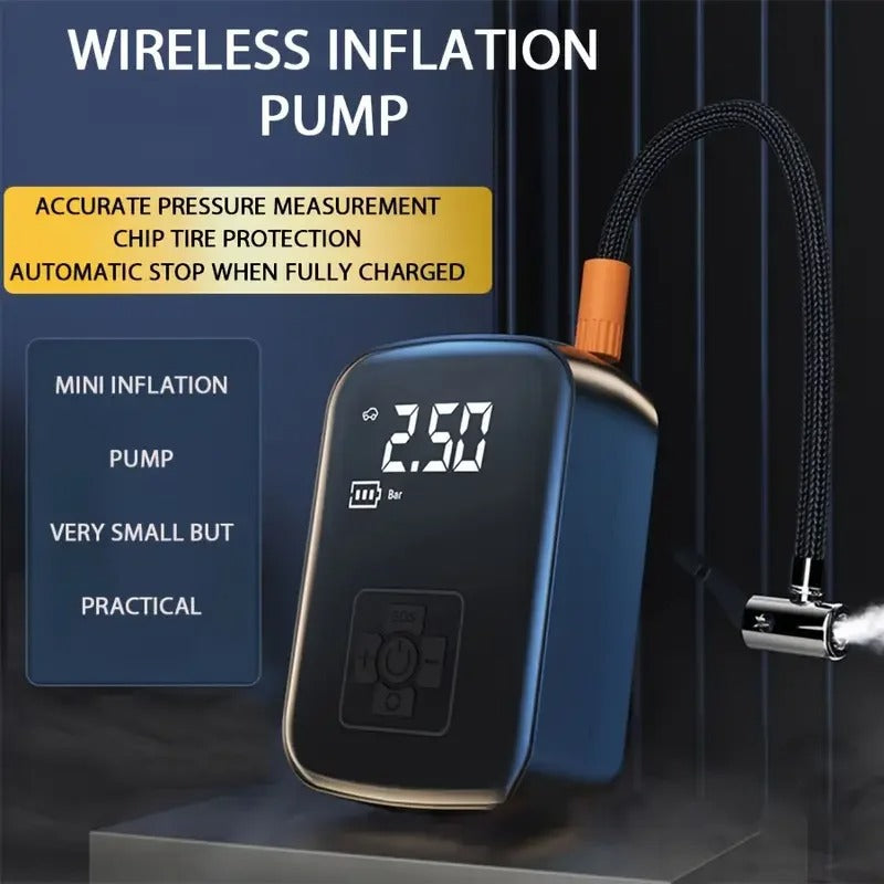 Air compressor for car, electric pumps for tires, motorcycles, bicycles and balls
