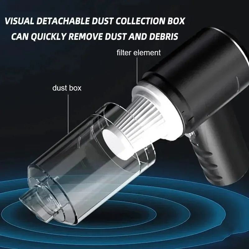 Wireless 3 in 1 high power vacuum cleaner for home and car