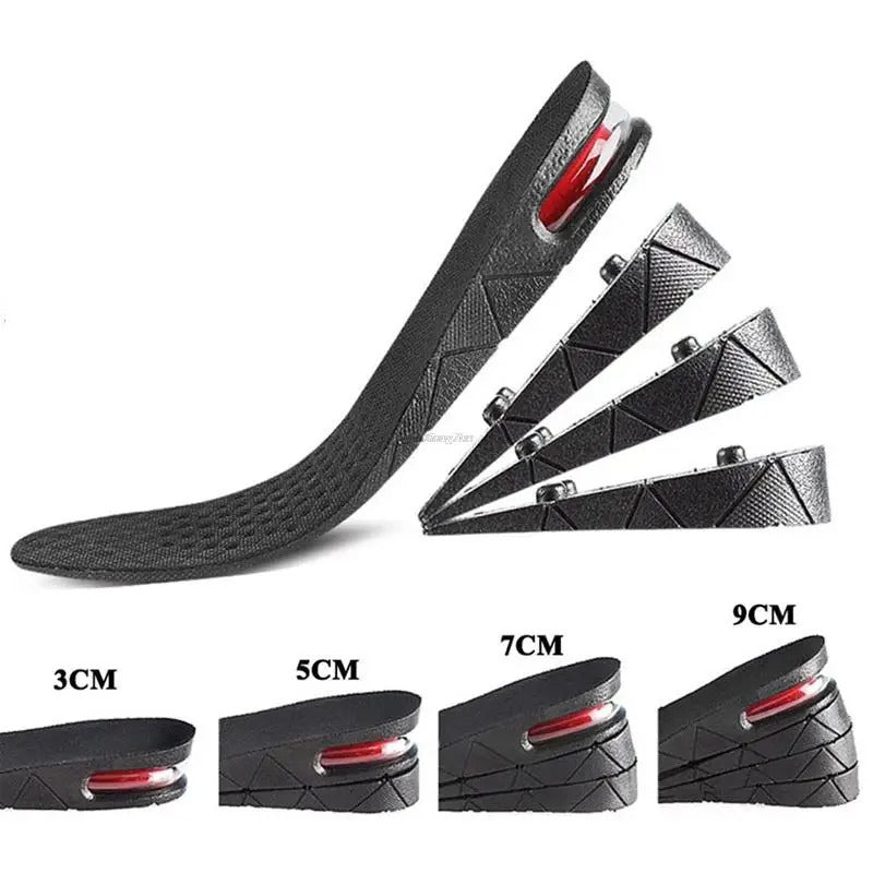 Raised Solestry with air cushion with 3-9cm Unisex height height