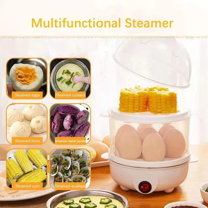 Cuociuova Electric 220V double -layer multifunctional and mini steamer
