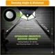 Solar wall lights with sensor -1/2/4/6 pieces, 1000 garden LEDs