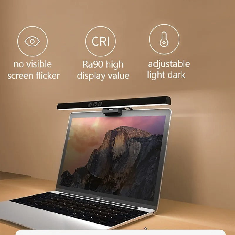 50/30 cm Desk LED lamp with USB luminous bar and adjustable Dimmer