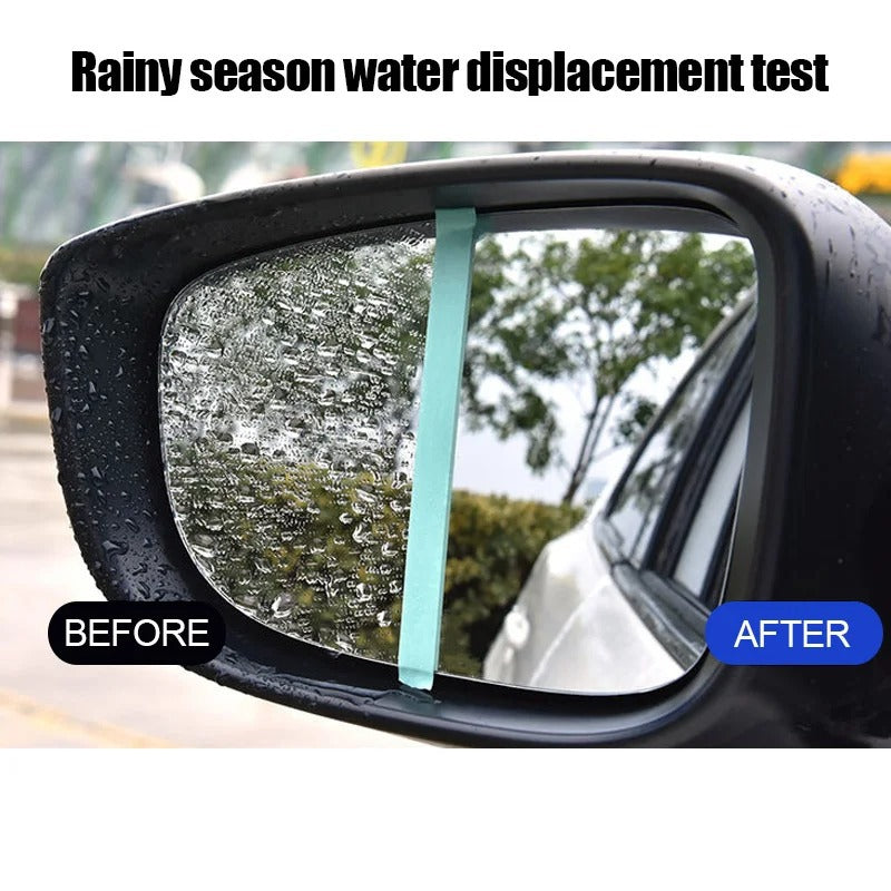 Re-entry spray, anti-poggia coating for windshield and car mirrors
