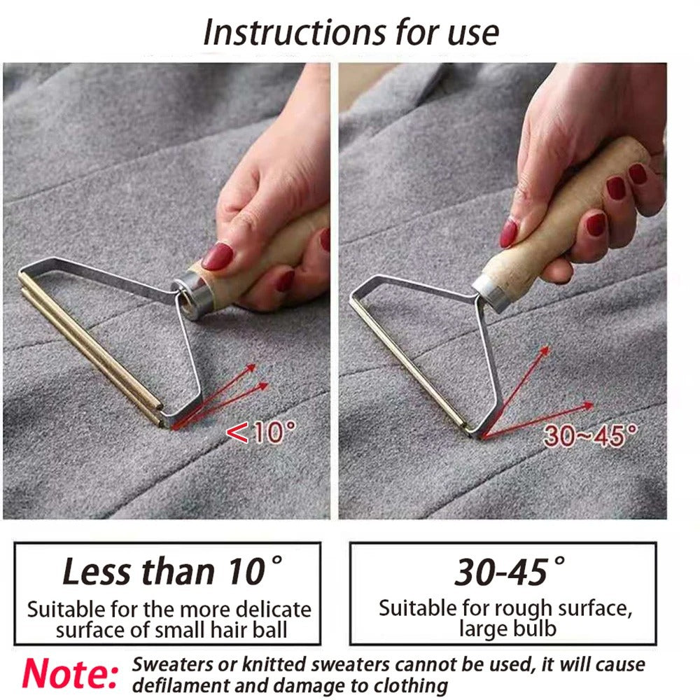 Portable brush to remove the hair of animal sofas and clothes