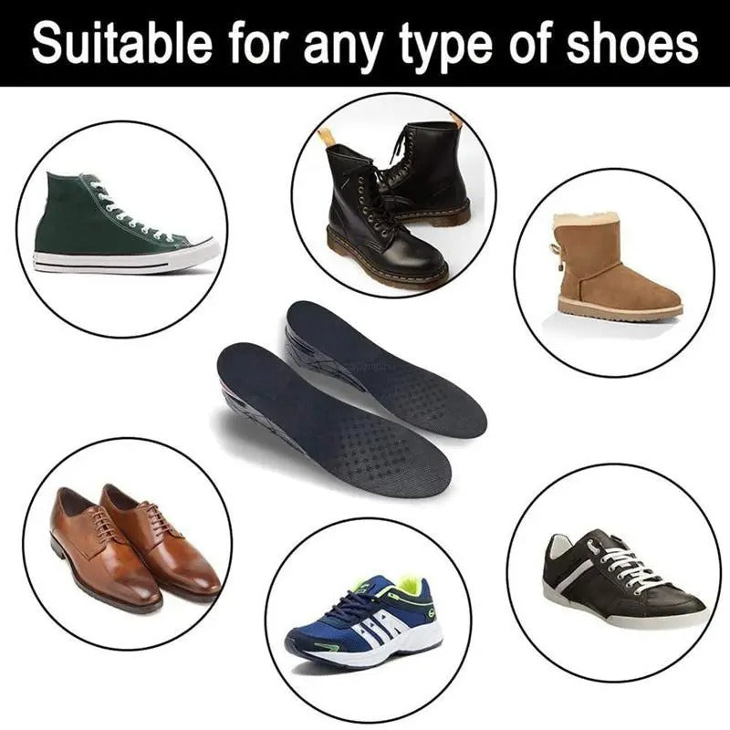 Raised Solestry with air cushion with 3-9cm Unisex height height