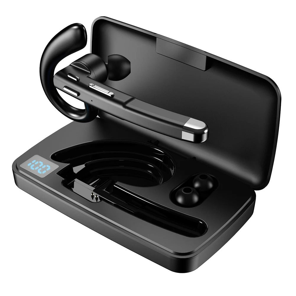Bluetooth 5.1 wireless auricular with noise reduction and calls