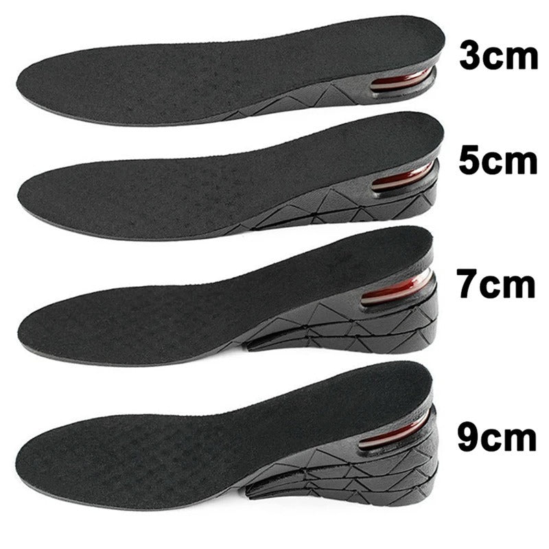 Raised Solestry with air cushion with 3-9cm Unisex height height