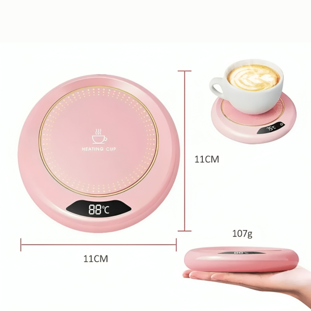 <tc>Electric mug warmer with digital display</tc>