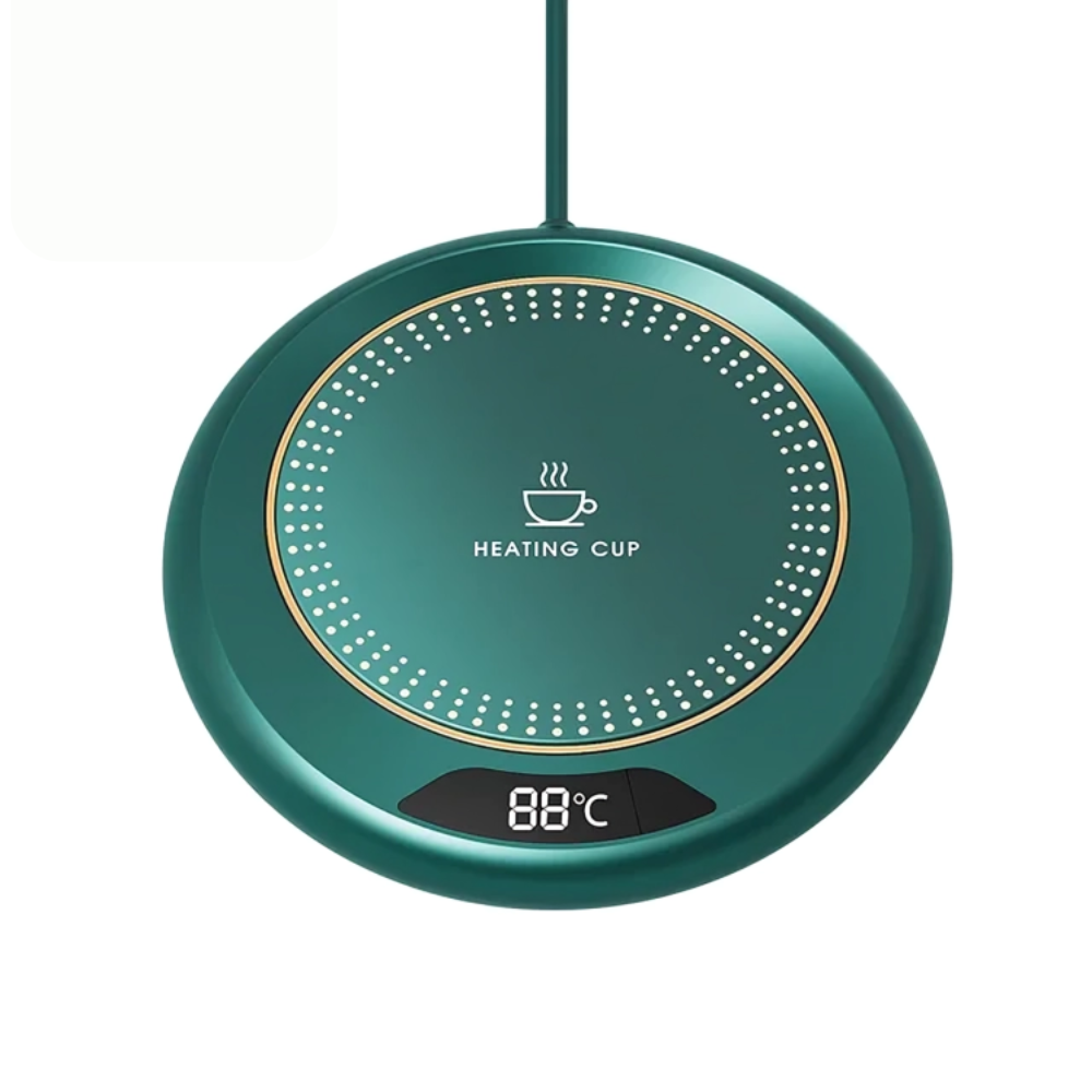 <tc>Electric mug warmer with digital display</tc>