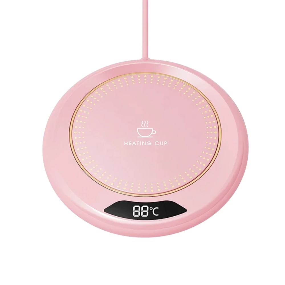 <tc>Electric mug warmer with digital display</tc>