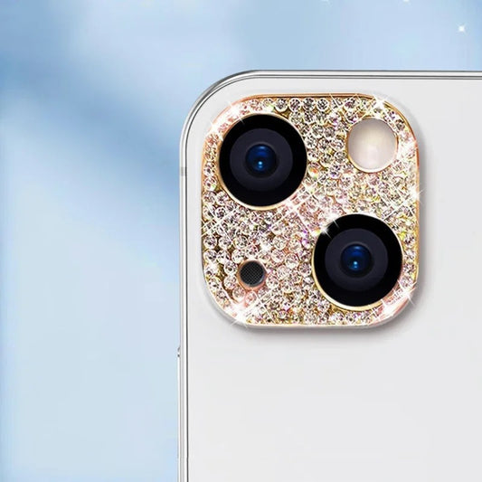Custodia Protettiva Diamantata per la Fotocamera dell' iPhone dal 13 al 15