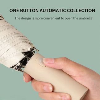 Automatic folding and light umbrella