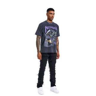 Urban Ripped™ | Jeans Nero con Strappi