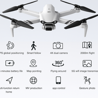 8K Ultra HD drone with built -in GPS