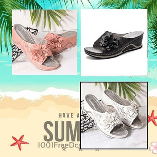 <tc>Women’s Orthopedic Sandals™ | Soft Leather Insole for Summer Comfort</tc>