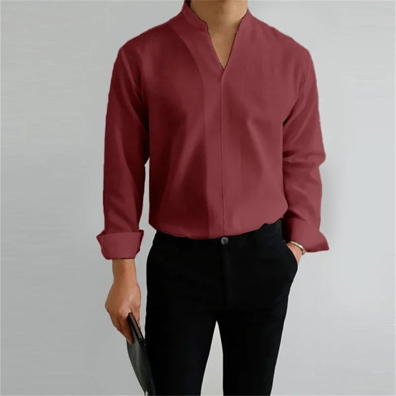 Camicia in Lino Uomo™ | Eleganza Casual e Comfort Garantito
