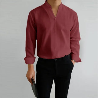 Camicia in Lino Uomo™ | Eleganza Casual e Comfort Garantito