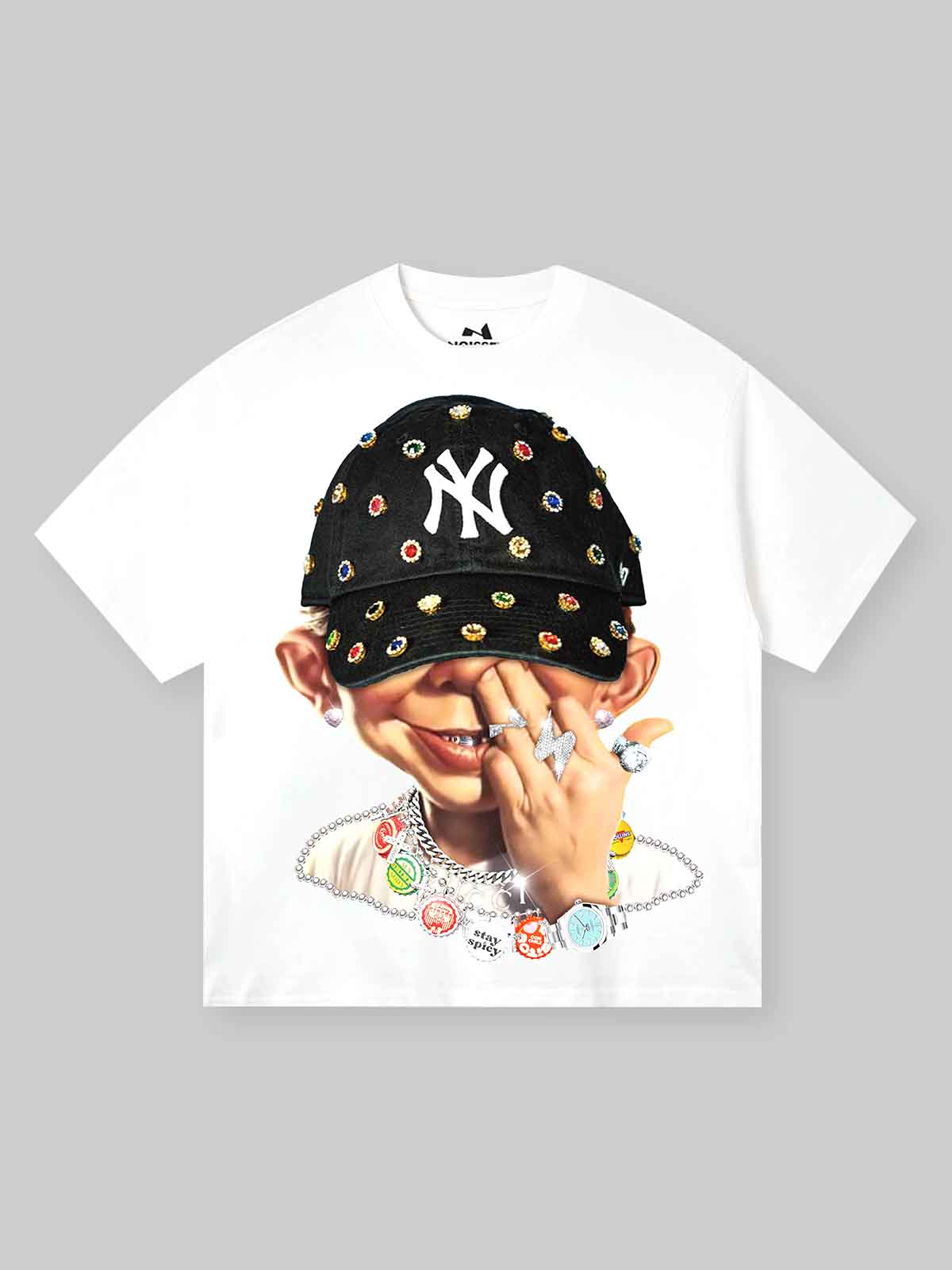 BOUNCE BACK™ | Maglia Oversize con Grafica Bad Boy Custom