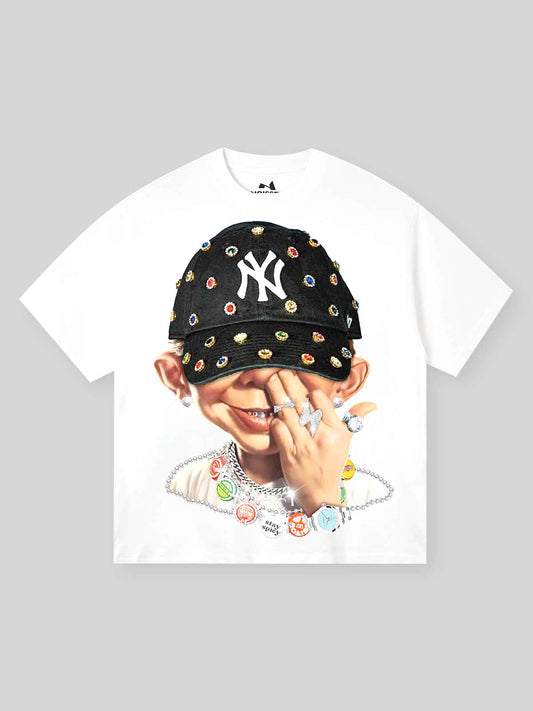 BOUNCE BACK™ | Maglia Oversize con Grafica Bad Boy Custom